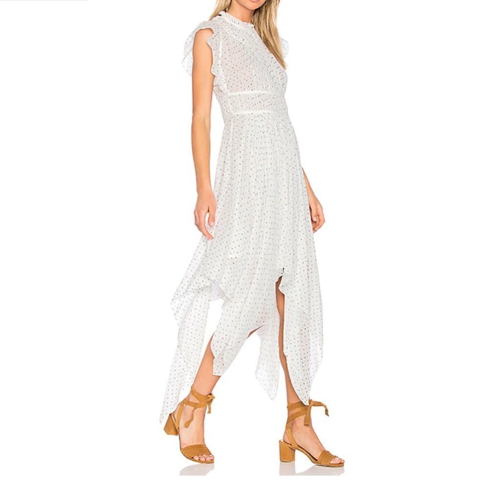Ulla Johnson Jules Cotton Asymmetric Dress Size 2